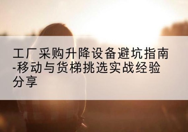 道孚移动式升降机怎么选-工厂采购升降设备避坑指南-移动与货梯挑选实战经验分享